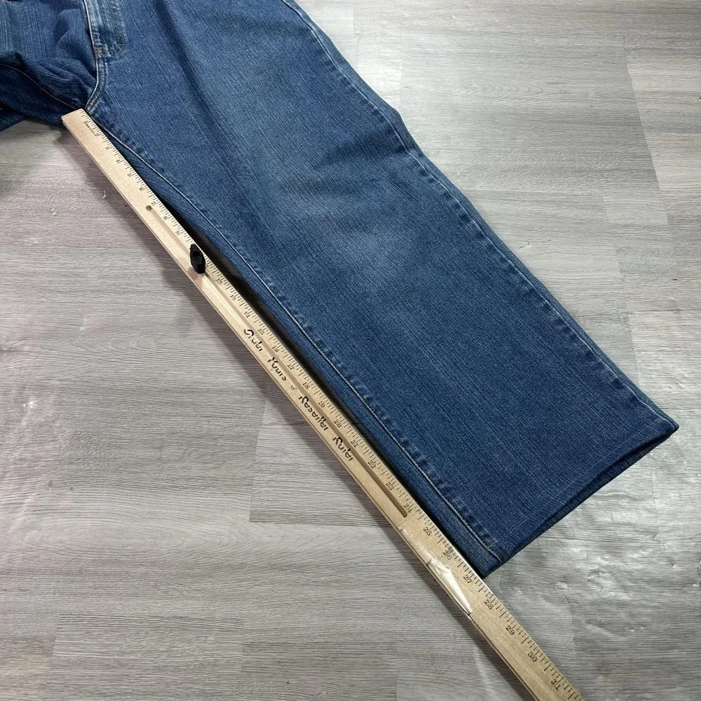 VTG Calvin Klein Jeans Relaxed Wide Leg Jeans Mens 34x28 Blue Denim‎ Medium Wash